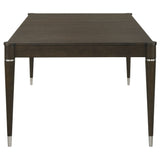 Blakely - Leaf Dining Table With Tapered Legs Accents - Ash Brown