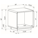 Fletcher - 2 Piece Coffee And End Table Set - Gloss White