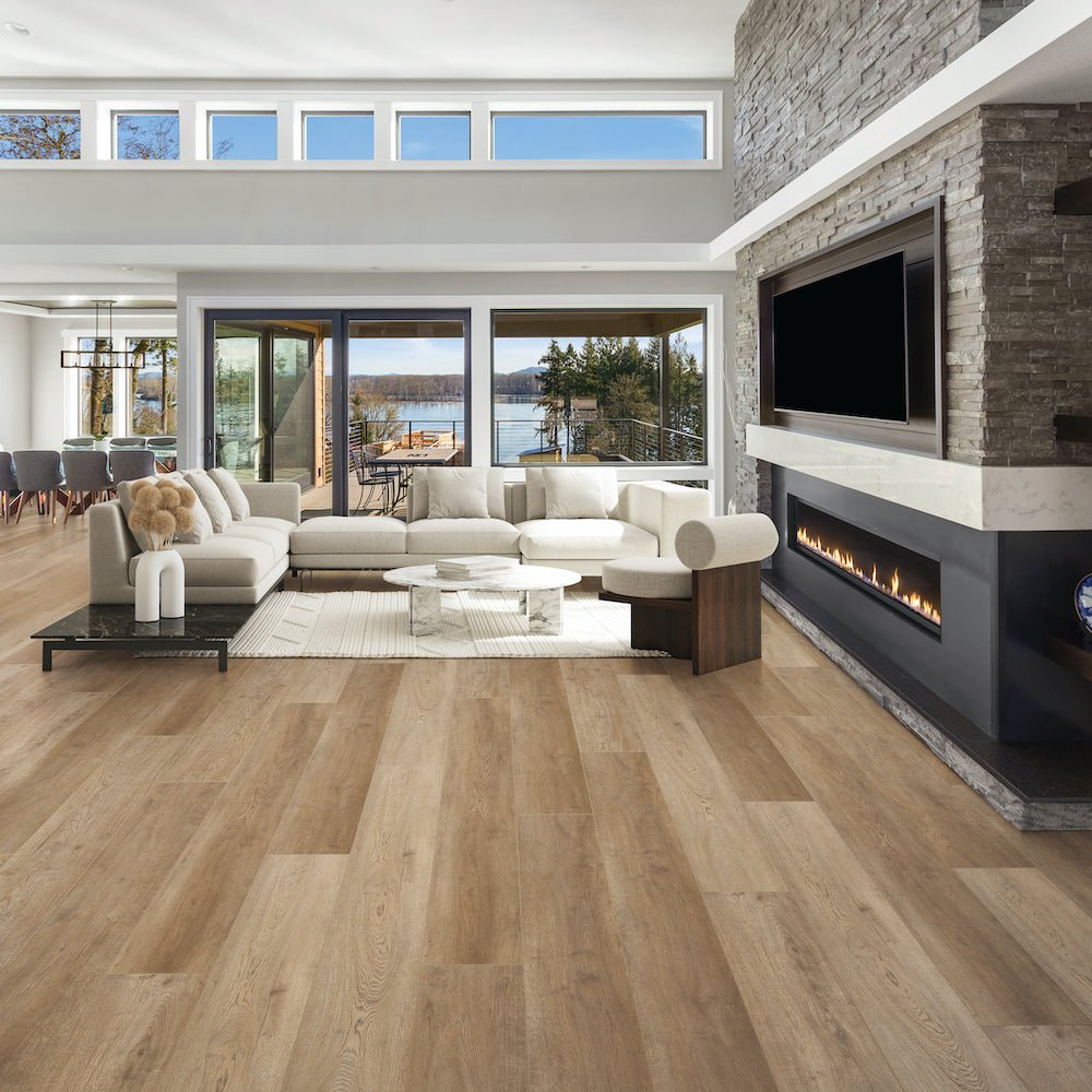 Casabella AquaProof Fox Hollow 7.7" 10mm Laminate Flooring - Laminate Flooring available at Alpine Outlets in Denver
