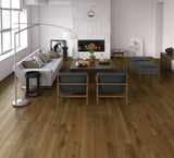Casabella FirmFit Stateside Downtown Barstool Cherry 7.6" 5mm SPC Vinyl Plank Flooring - Vinyl Flooring available at Alpine Outlets in Denver