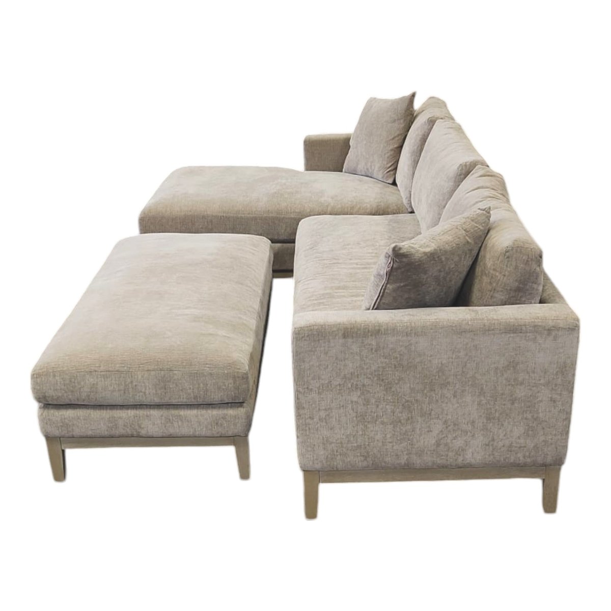 Caspian Fabric Sectional with Ottoman - available at Alpine Outlets in Denver