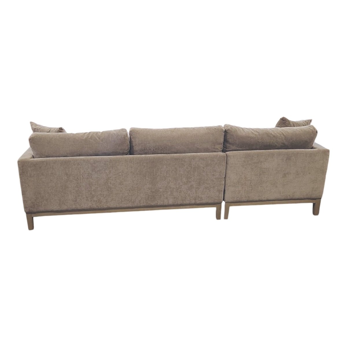 Caspian Fabric Sectional with Ottoman - Alpine Outlets