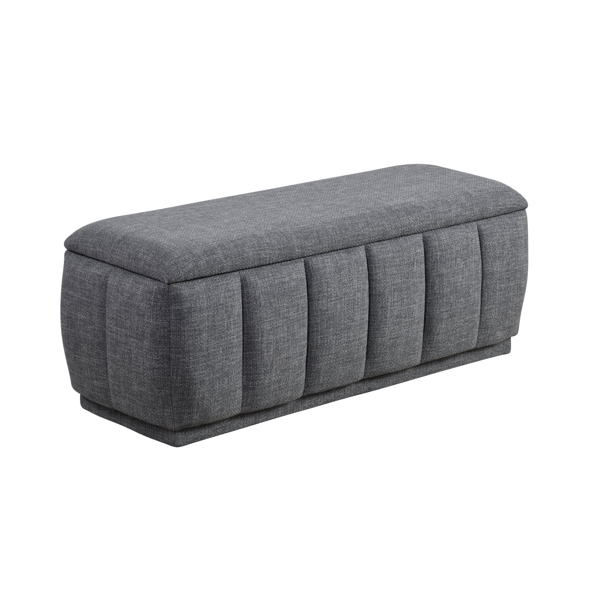 CAVINAS Modern Lift-Open Top Ottoman Bench with Internal Storage, Upholstered Storage Bench - Bedroom Furniture - Alpine Outlets