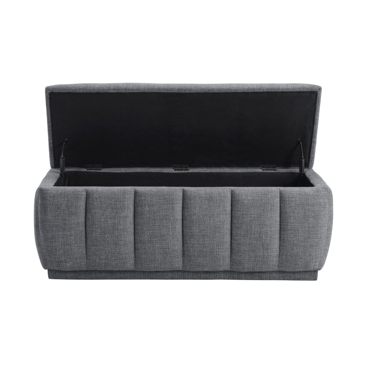CAVINAS Modern Lift-Open Top Ottoman Bench with Internal Storage, Upholstered Storage Bench - Bedroom Furniture - Alpine Outlets
