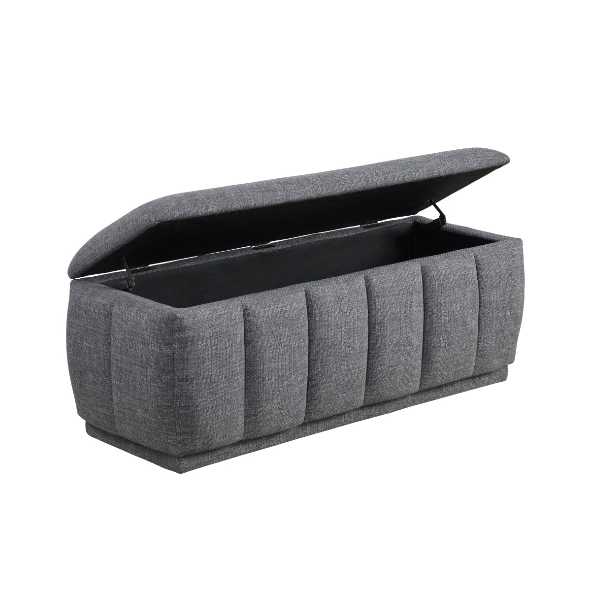 CAVINAS Modern Lift-Open Top Ottoman Bench with Internal Storage, Upholstered Storage Bench - Bedroom Furniture - Alpine Outlets