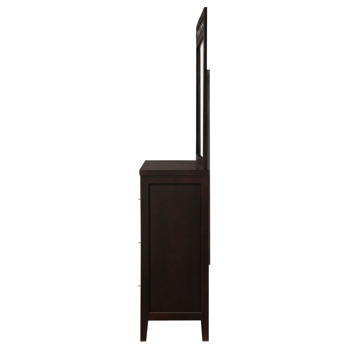 Lakewood - 6 Drawer Dresser With Mirror - Cappuccino