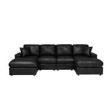 Sectional With 2 Ottomans