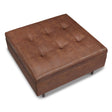 Shay - Large Square Coffee Table Storage Ottoman Mid-Century Style - Storage Ottomans - Alpine Outlets