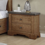Augusta - Two Drawer Nightstand With USB Port