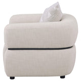 Ramsay - Round Arm Accent Chair - Beige