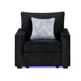 Rita - Accent Chair With LED Underlighting