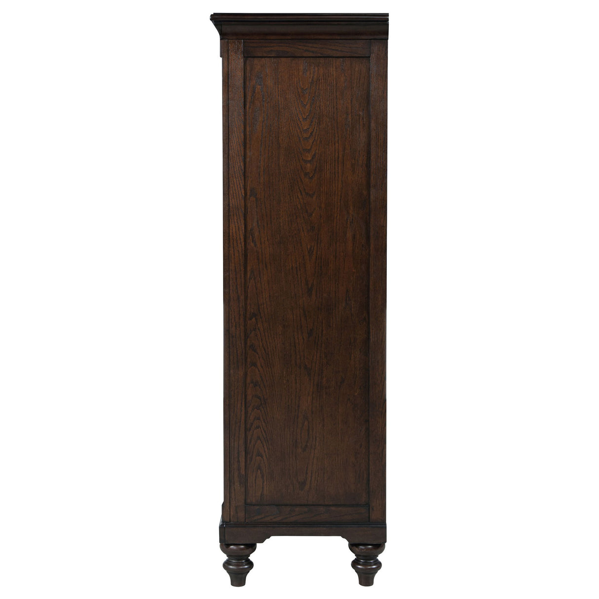 Berwick - 6 Drawer Chest With Door - Dark Oak
