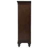 Berwick - 6 Drawer Chest With Door - Dark Oak