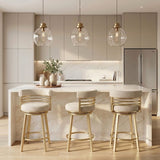 Santorini - Barstool With Fabric Seat