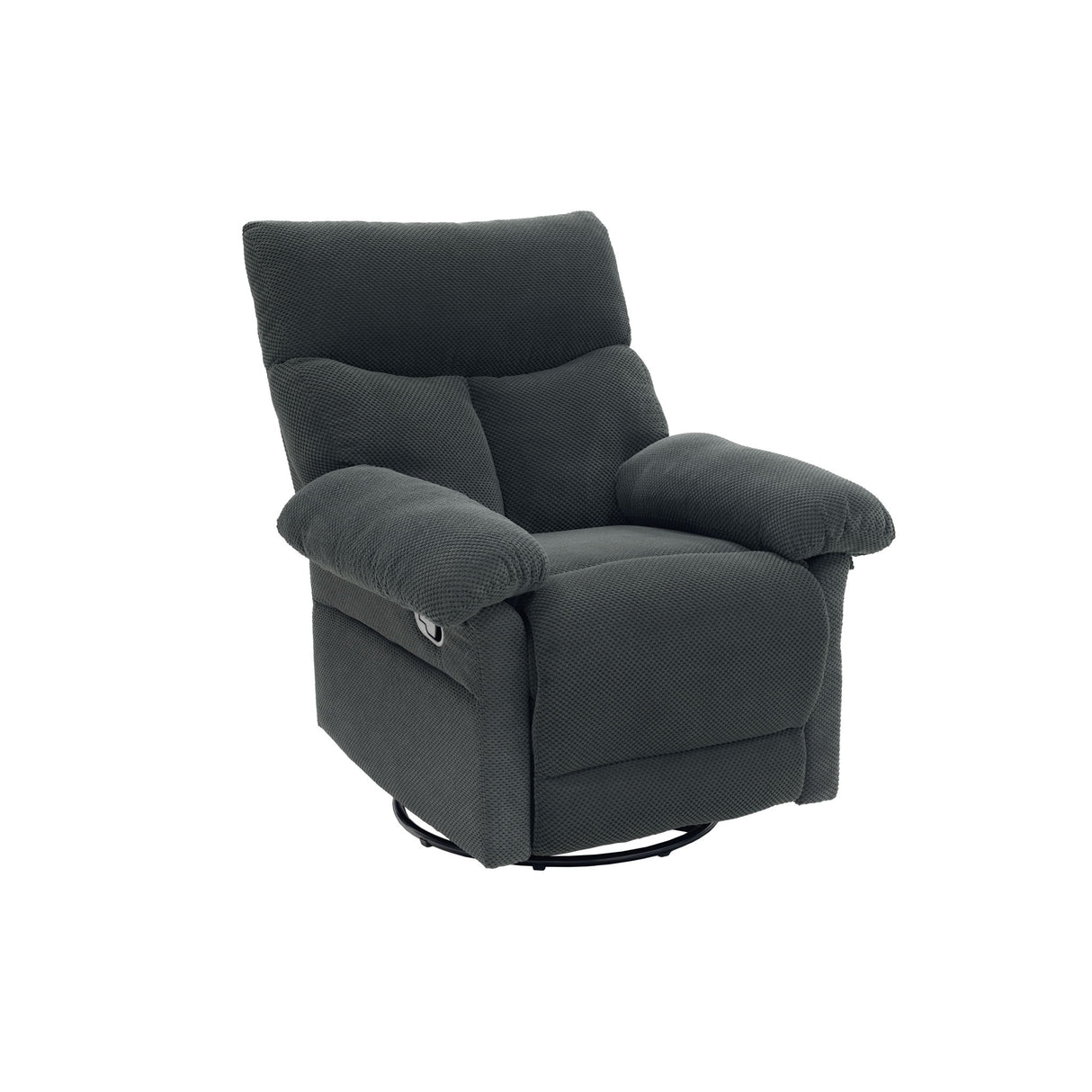 Swivel Rocker Recliner Chair With Manual Recline For Living Room