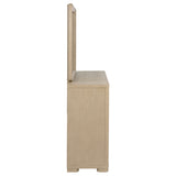 Mirador - 6 Drawer Dresser And Mirror Set - Light Oak