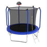 Trampoline With Basketball Hoop, Astm Approved Reinforced Type Outdoor Trampoline With Enclosure Net - Trampolines - Alpine Outlets