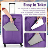 Softside Luggage Expandable Set With Duffel Bag Upright Spinner