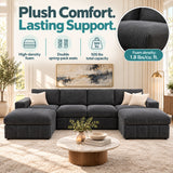 Modular Sectional Sofa, Reversible Set