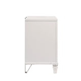 Twenty Nine - Nightstand With USB - White