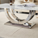 Rectangular Coffee Table With Base