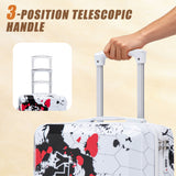 Luggage With Combination Lock, Lightweight Carry-On Suitcase