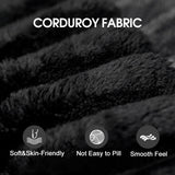Cloud Sectional Sofa, Comfort U-Shaped Sofa For Living Room - Black