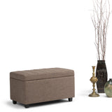 Darcy - Upholstered Storage Ottoman Bench