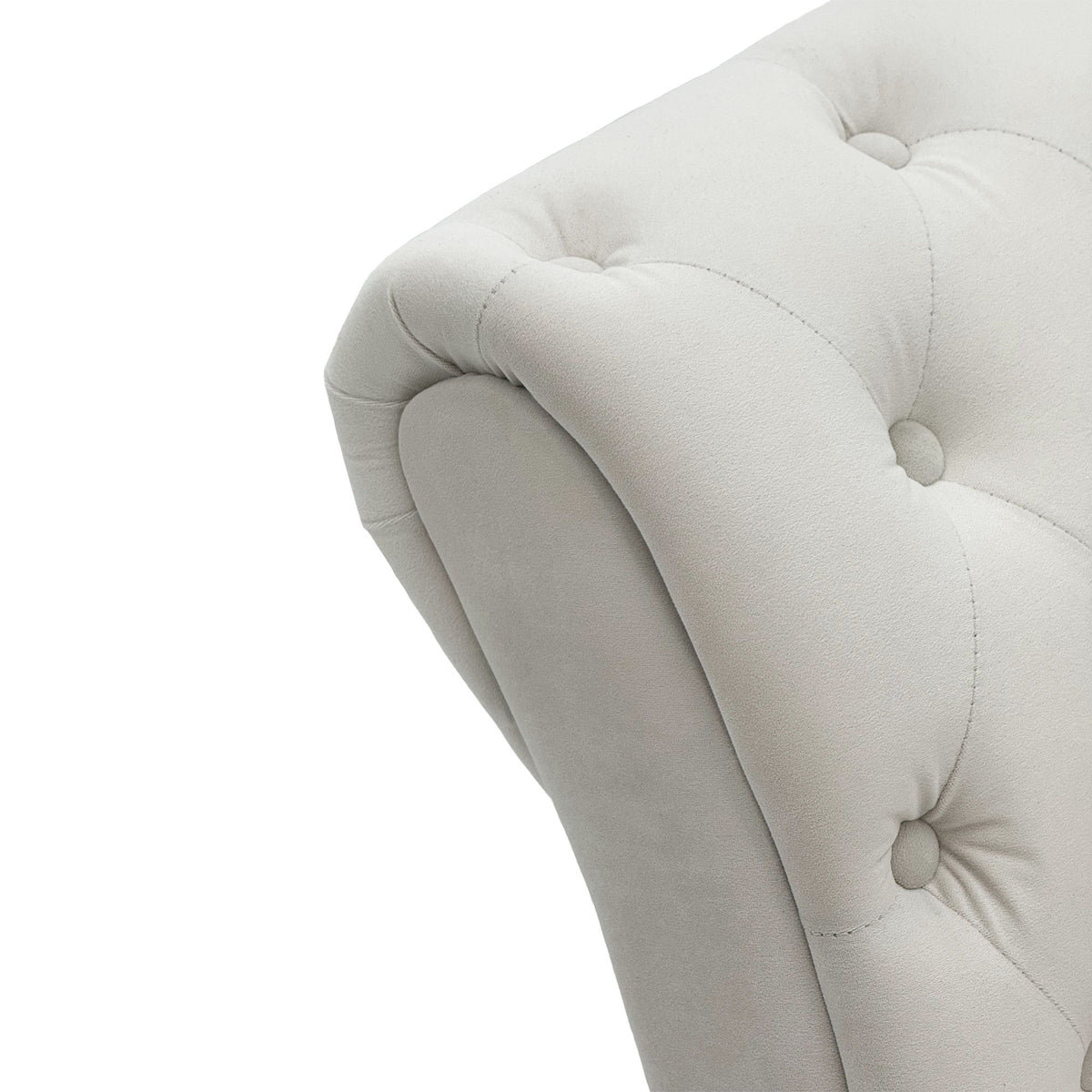 Chesterfield Sofa, 3 Seat Couch With Deep Button Tufted Back, Rolled Arms