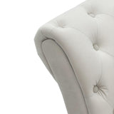 Chesterfield Sofa, 3 Seat Couch With Deep Button Tufted Back, Rolled Arms