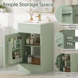 Bathroom Vanity With Sink, Cabinet With Adjustable Shelf