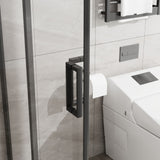 Square Corner Shower Enclosure, Adjustable Frame