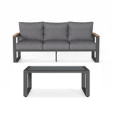 Modern Outdoor Sofa Set With Coffee Table