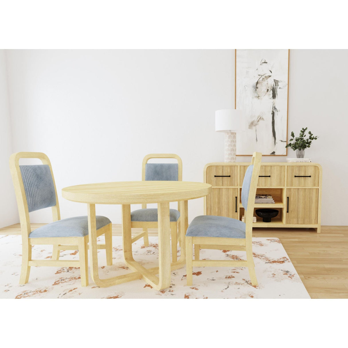 Ridgemont Natural Wood Dining Server