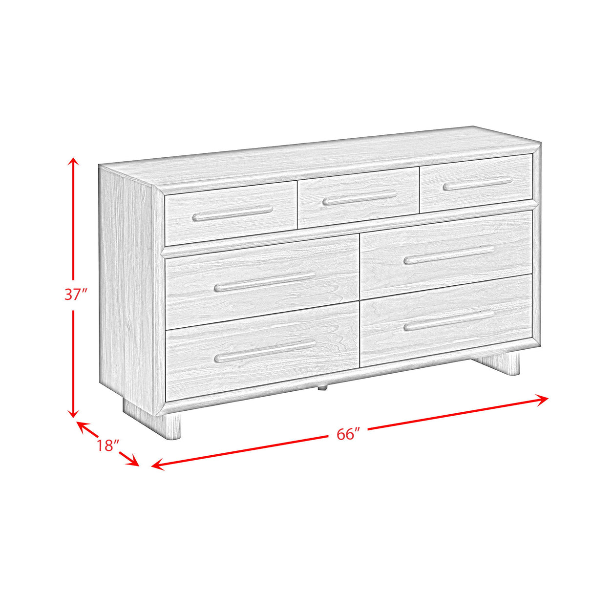 Brisbane - Dresser With LED