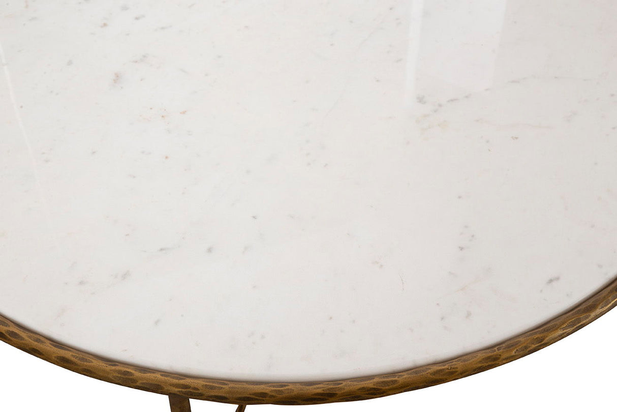 Evelyn - Coffee Table - White / Gold