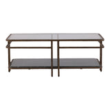 Buckroe - Coffee Table - Dark Brown / Black