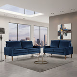 Upholstered Loveseat Sofa, 2 Seater Couch For Living Room Apartment