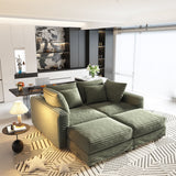 Modern Comfy Upholstered Sofa Cloud Couch & Deep Seat Couches