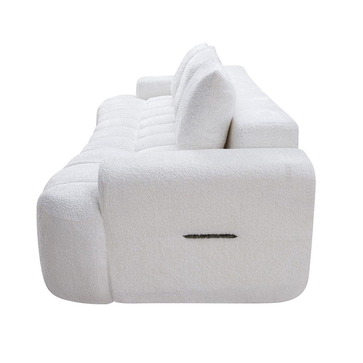 Extra Large Curved Front Compressed Sectional Sofa