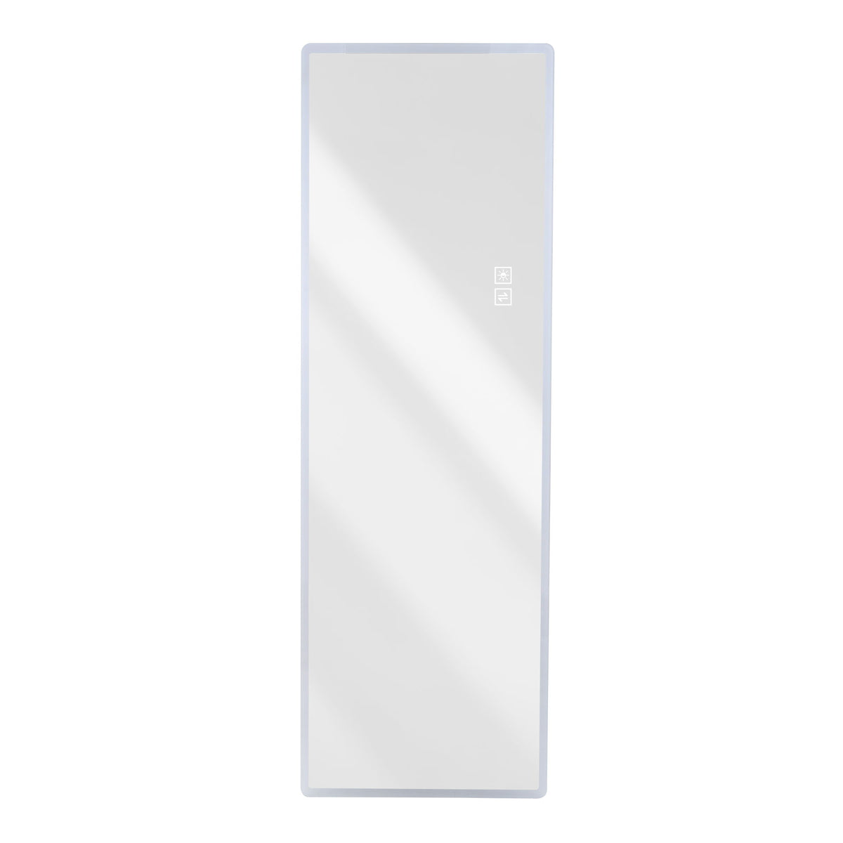 LED Full Length Mirror With Frosted Edge Lighting, 3 Color Temperatures