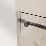 Frameless Single Sliding Soft Close Shower Doors, 5/16" Sgcc Tempered Glass