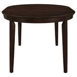 Gianna - 5 Piece Dining Set With Oval Table And Side Chairs - Cappuccino
