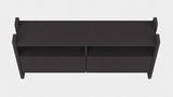 TV Stand For TVs Up To 55" With Open Shelves And 2 Drawers - Carbon Gray