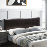 Upholstered Bed With Adjustable Headboard