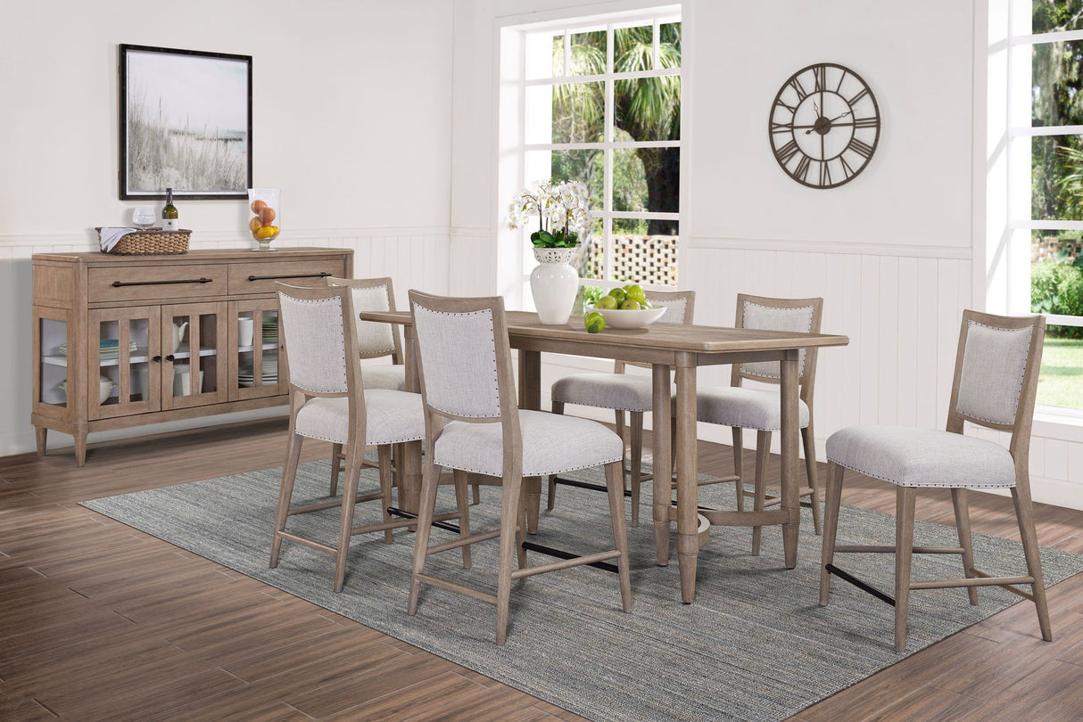 Counter Stool Colored (Set of 2) - Sand - Stool Sets - Alpine Outlets