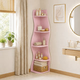 5 Tier S - Shaped Corner Shelf For Living Room