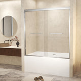 Double Sliding Shower Door With Explosion Proof Film
