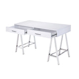 Coleen - High Gloss Writing Desk With USB