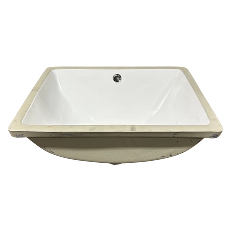 Ceramic Rectangular Bathroom Sink - 🟢 Bathroom Sink available at Alpine Outlets in Denver